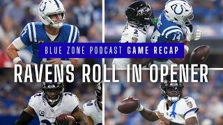 Colts Blue Zone Podcast 482: Ravens Roll Over Colts in Opener