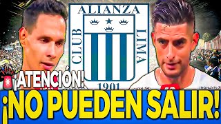 🚨¡URGENTE!🔴💥2 JUGADORES DE ALIANZA LIMA QUE NO PUEDEN SALIR DEL 11 😱