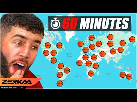 ZERKAA BEING A GEOGUESSR PRO FOR 1 HOUR STRAIGHT...