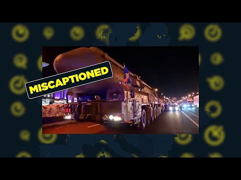 YouTube video thumbnail: Fact-Check: Moscow Parade Video Does not Show Preparations for Attack on Ukraine