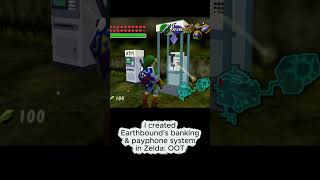 I Put an ATM in Ocarina of Time 😂 #zelda