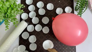 Balloon craft ideas | Home decor | Best out of waste | Balloon lamp