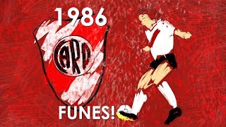 ⚽🏆:::GOLES ANIMADOS::::📽️🎬 - Gol de Funes en la Final de la Copa Libertadores de 1986