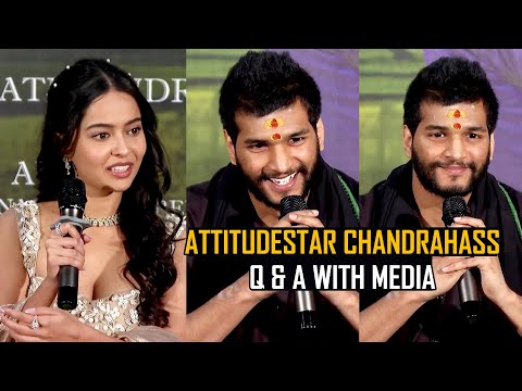 AttitudeStar Chandrahass Barabar Premistha Movie Team Q & A With Media |Chandrahass| Megna Mukherjee