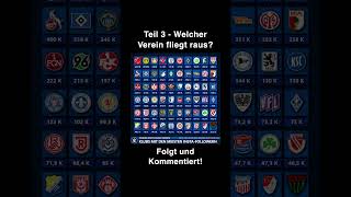 Teil 3 - Welcher Verein fliegt raus #shorts #battleroyalegame #bundesliga