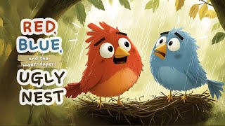 RED, BLUE, and the SUPER-DUPER UGLY NEST | Bedtime Stories for Kids | A Fun Tale of Friendship
