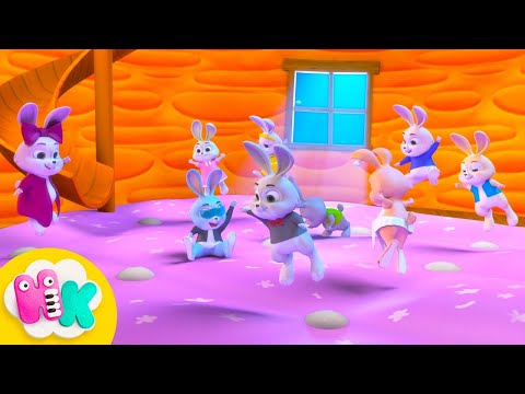 Zehn im Bett 🐰🛏️ Rutsch rüber! | Lieder für Kinder | HeyKids Kinderlieder TV