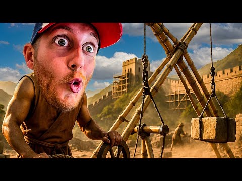 Ein BAUKRAN aus Bambus: Mein erster Besuch an der CHINESISCHEN MAUER 🧱🐉 Chinese Frontiers