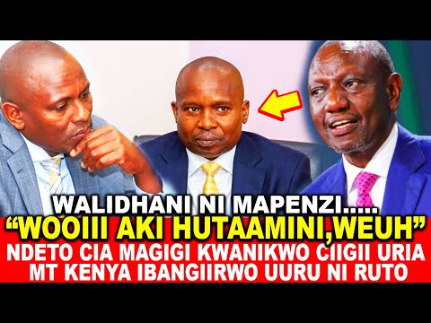 WOOIII,AKI HUTAAMINI! NDETO CIA MAGIGI KWANIKWO CIIGII URIA MT KENYA IBANGIIRWO UURU NI H.E RUTO