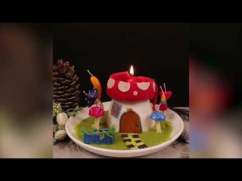 Magic house candle burning process