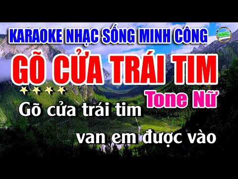 Karaoke Nhạc Sống Tone Nữ Dễ Hát | Chọn Lọc Nhạc Trữ Tình BOLERO – GÕ CỬA TRÁI TIM