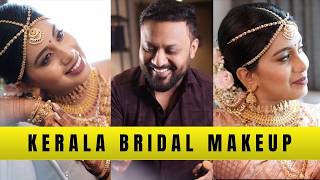 Kerala Wedding Bridal Makeup | Happy Bride Story Trivandrum Malayalam | Vikas Vks Makeup Artist