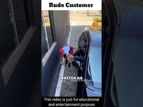 Taught a lesson to the rude customer #shorts #ytshorts #viralshorts
