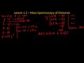 Isotopic Abundance and Atomic Mass