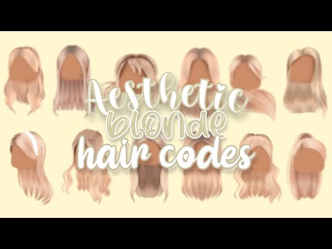 Straight Blonde Hair Roblox Code 07 2021 - roblox bacon hair girl aesthetic