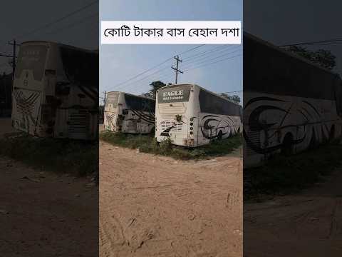 কোটি টাকার বাস যেন ভাঙ্গারির ন্যায় অবহেলার পাত্র ঈগল পরিবহন নেই আর সেই আগের তেজ