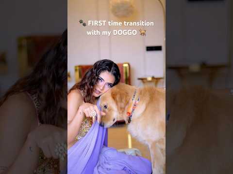 *Bombi* ke saath TRANSITION? ๐ dami unn grr with my doggo ๐๐ #transition
