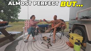 Camping in the MIDDLE of A Small Country Town?!