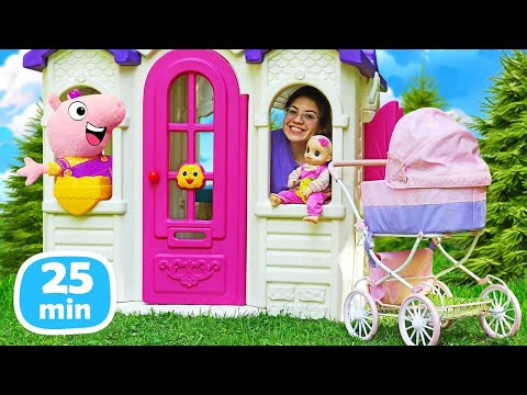 La casita de Baby Alive y Peppa. Los episodios más divertidos. Como Mamá.