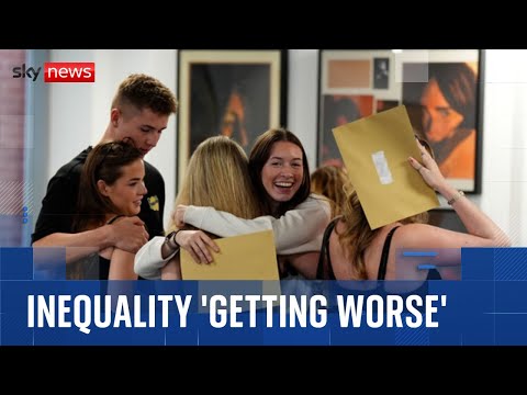 YouTube video thumbnail: A-Level Results Expose how Regional Inequalities 'Getting Worse'