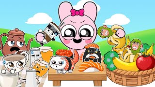 Baby Pinki eating Brainrot? Incredibox Sprunki - Brainrot MUKBANG | ASMR | Animation