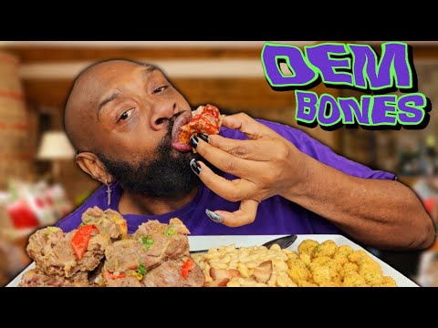 TURKEY NECKS SOULFOOD MUKBANG | EATING SHOW