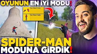 SPIDERMAN MODUNA GİRDİK! ERANGEL DE AĞ ATARAK GEZMEK! MUHTEŞEM MOD! PUBG Mobile
