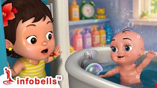 আমি স্কুলে যাচ্ছি। Brush, Bath & School Bus | Bengali Rhymes for Children | Infobells #schoolsongs