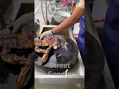 Cutting king Crab｜Street Food