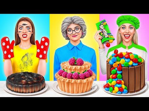 Ich vs Oma: Kuchen Dekorieren Herausforderung | Streichkriege von Multi DO Challenge