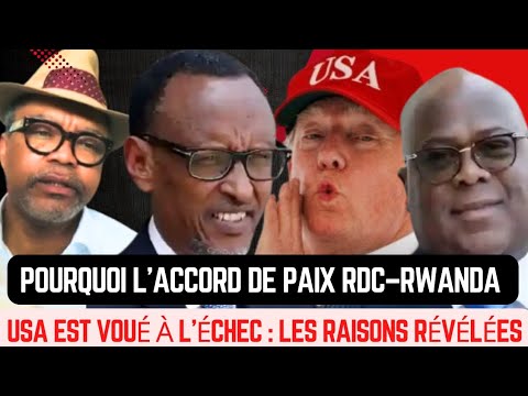 Pourquoi l’accord de paix RDC–Rwanda–USA est voué à l’échec : Les raisons révélées par Prof.Nyamsi.