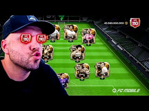 CONTA GER 110 no FC mobile 25!!!e MUITO pack open