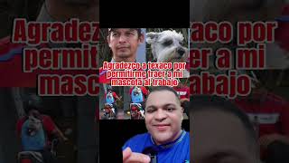 Joven agradece a su jefe por dejarlo llevar su perrito al trabajo para cuidarlo #elsalvador
