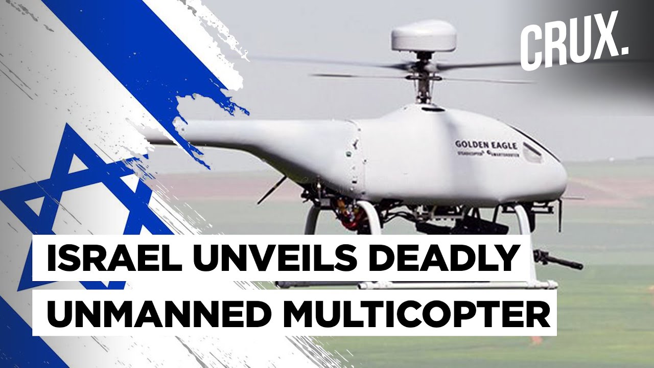 Israel‘s Golden Eagle Unmanned Multicopter Armed With Smash 40mm Gun Ensures Precise Target Hit