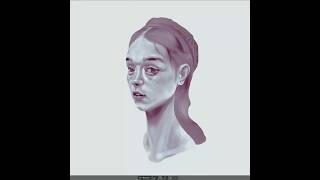 head sculpting & painting #b3d #sculpture #painting