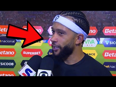 🚨🚨🚨OLHA QUE MEMPHIS FALOU APÓS GOL DA VITÓRIA DO CORINTHIANS