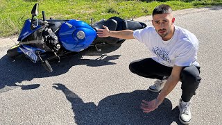 Restauré esta Yamaha R6 Después de una Caída