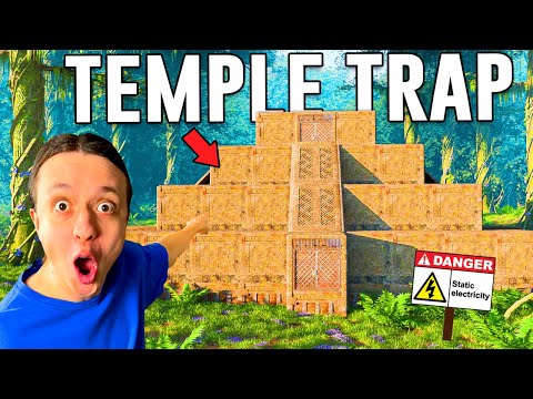 I Built a Temple Trap Base in Official Rust...