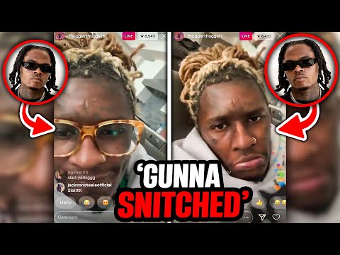 Young Thug SCREAMS at Gunna For Snitching on IG LIVE..