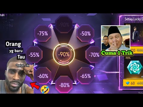 Trick Spin agar dapet 90% Lucky Wheel - Free Fire (ff,lucu,exe)