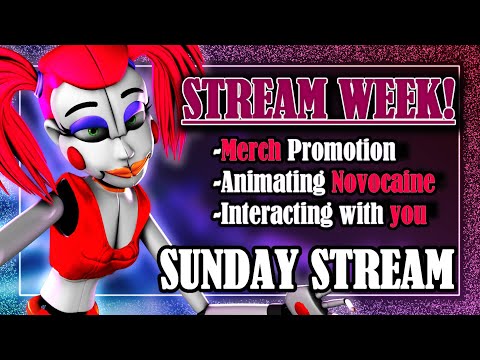 WEEK STREAM! Animating Novocaine, Merch promotion & Interacting (SUNDAY)