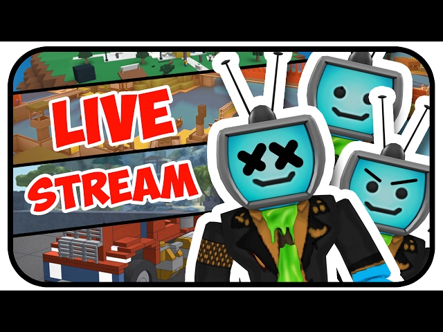 Roblox Live - Meepcity,Phantom Forces, Working at a pizza Place, Murder Mystery 2 and Zombie Rush,