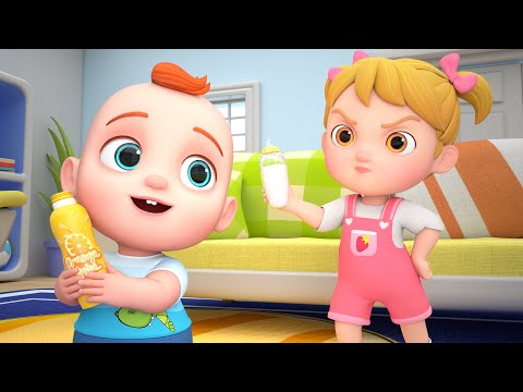 Bottle Milk Feeding Song 👶Taking Care Of Baby | Boo Kids Song & Nursery Rhymes