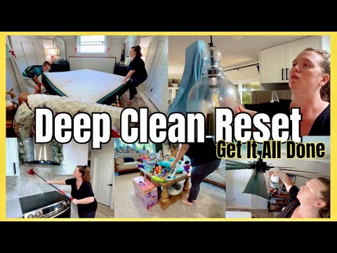 NEW EXTREME HOUSE RESET DEEP CLEAN WITH ME  🥰 ~ CLEANING MOTIVATION ~ how to deep clean house