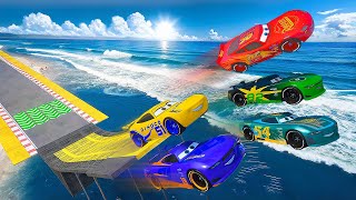 Cars Ghost Race Challenge Lightning McQueen Cruz Ramirez Conrad Camber Daniel Swervez & Herb Curbler