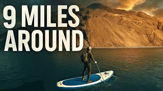 9 Mile Solo SUP Around Volcano (Stromboli) | Stop in Remote Village of Ginostra