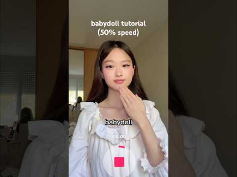Babydoll Tutorial (50% speed slow) | ib: @l.signs on tt #babydoll #tutorial #signlanguage #viral