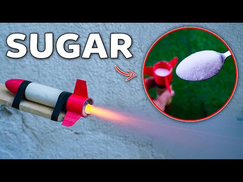 I Built a Rocket Using Sugar – You Won’t Believe How Powerful This Is 🚀🔥