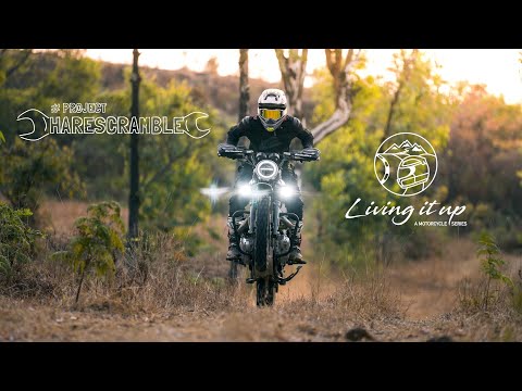 Royal Enfield Interceptor 650 BS6 Scrambler Build | Project Hare Scramble | Sagar Sheldekar Official