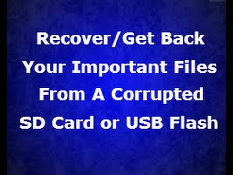 How To Get Back Your Files From A Corrupted or Damaged SD Card | Tech Zaada